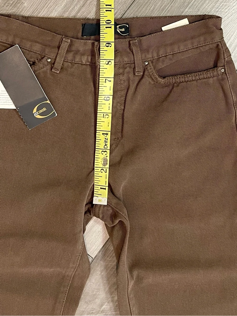 Just Cavalli Men's Slim Straight Jeans in Brown. 26